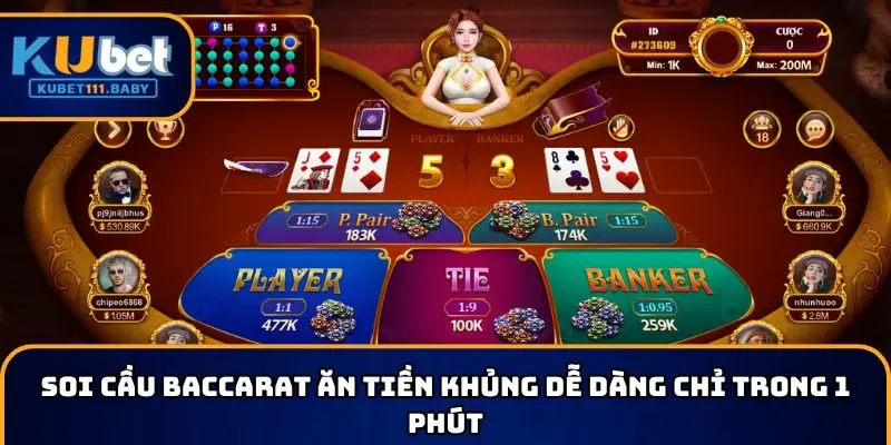 Soi cầu Baccarat